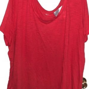 Target RED Employee Uniform Scoop T Shirt